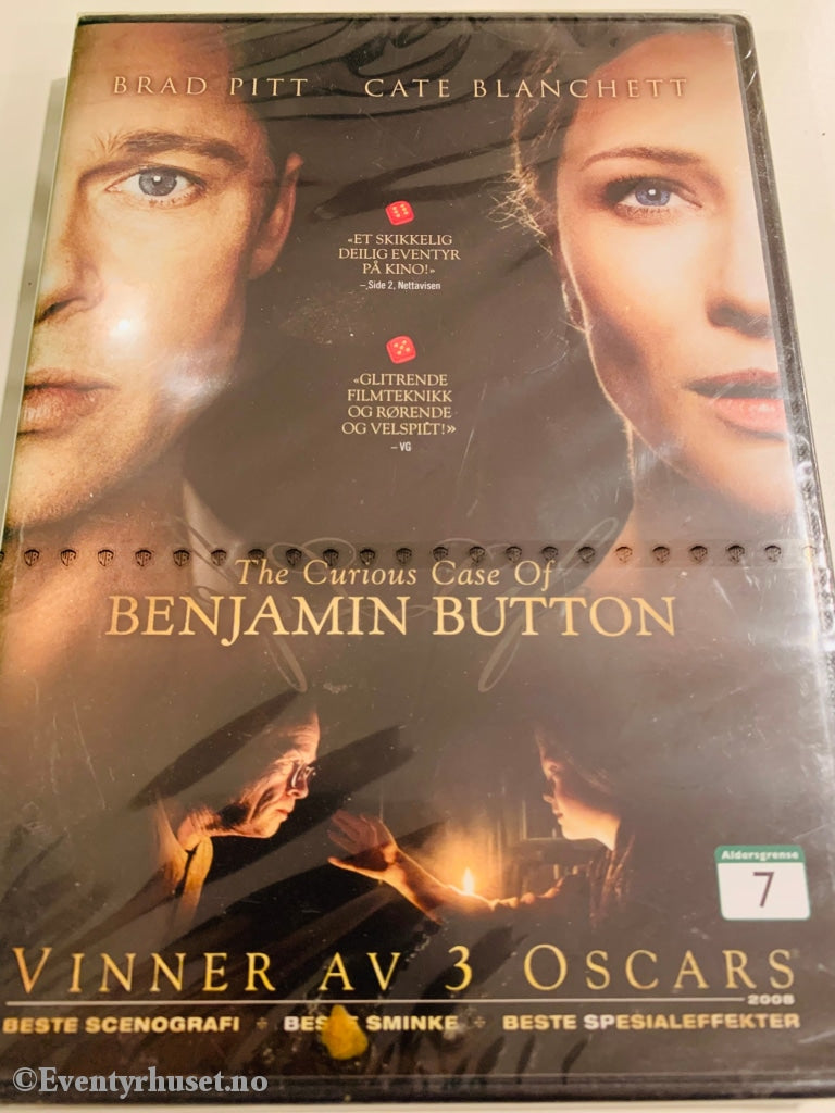 The Curious Case Of Benjamin Button. Dvd. Ny I Plast! Dvd