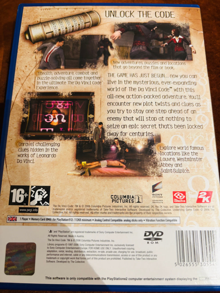 The Da Vinci Code. PS2.