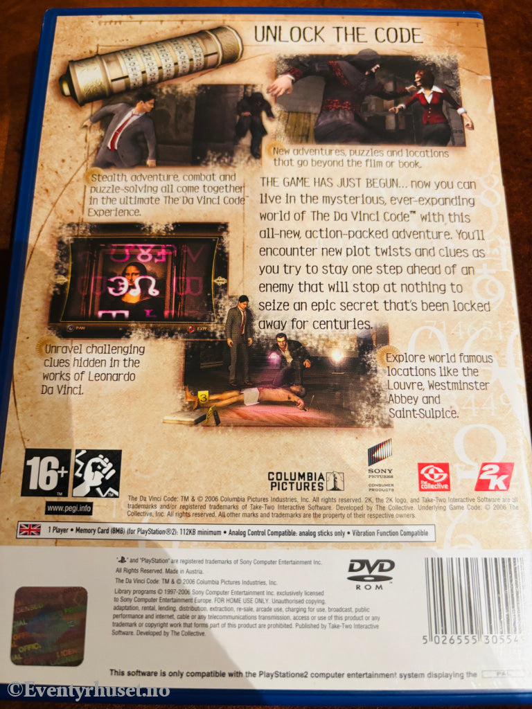 The Da Vinci Code. PS2.