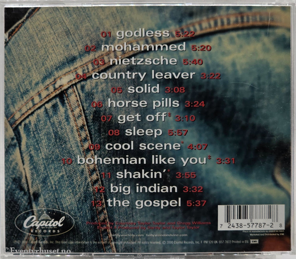 The Dandy Warhols. 2000. Thirteen Tales from Urban Bohemia . CD.