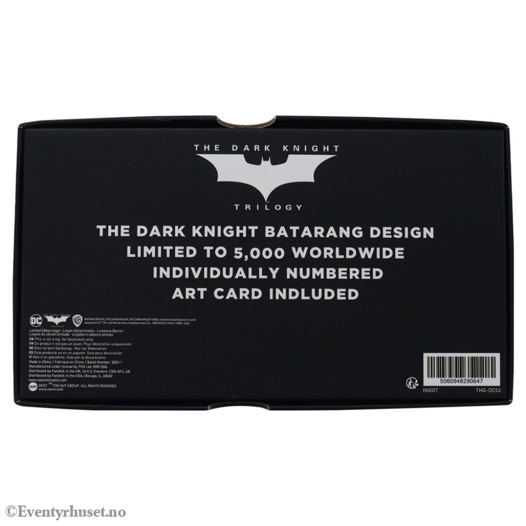 The Dark Knight Replica Batman Batarang Limited Edition 18 cm Collectibles