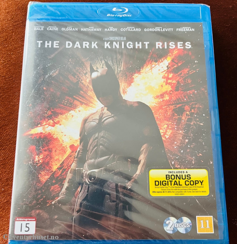 The Dark Knight Rises. Blu-Ray. Ny I Plast! Blu-Ray Disc