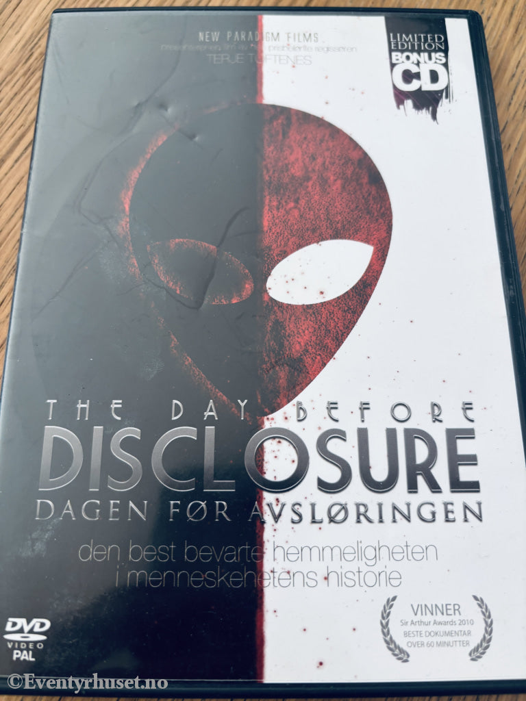 The Day Before Disclosure (2010). DVD.