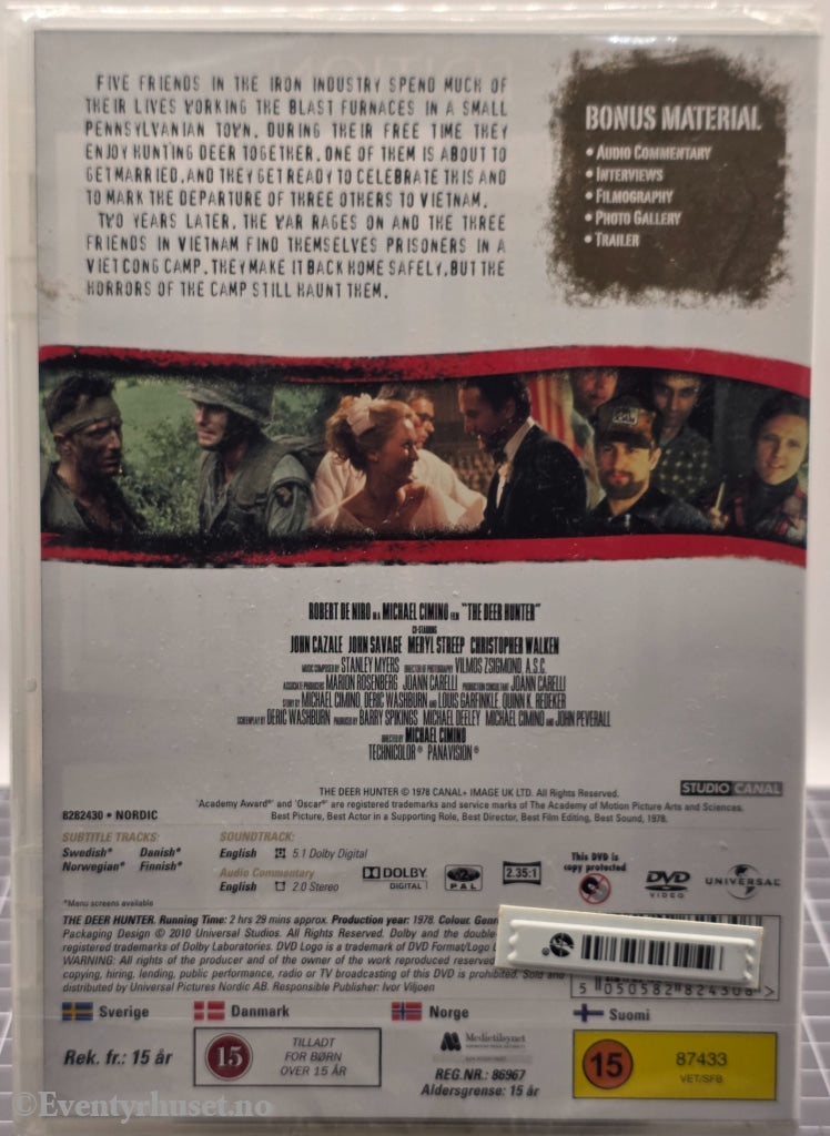 The Deer Hunter. 1978. DVD. Ny i plast!