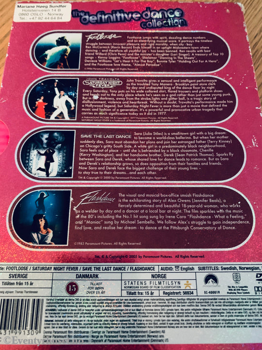The Definitive Dance Collection. 2005. DVD samleboks