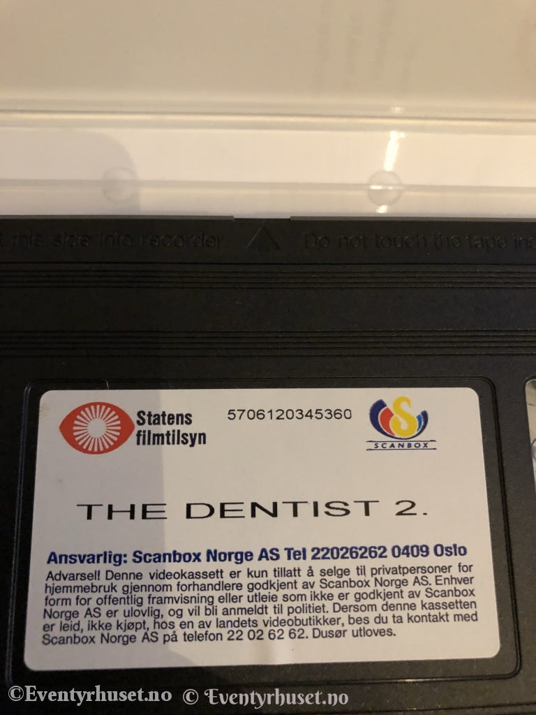 The Dentist 2. 1998. Vhs. Vhs