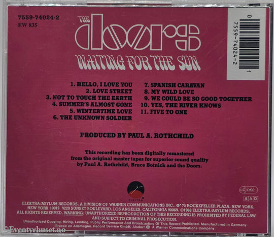 The Doors. 1968. Waiting for the Sun. CD.