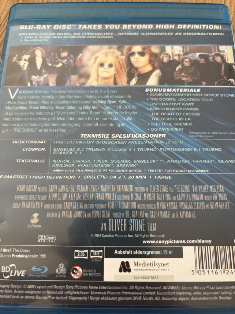 The Doors. Blu-ray.