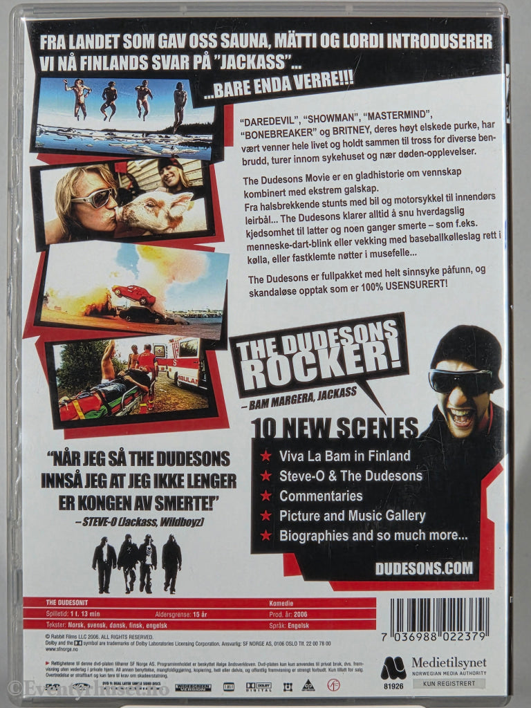 The Dudesons Movie (2006). DVD.