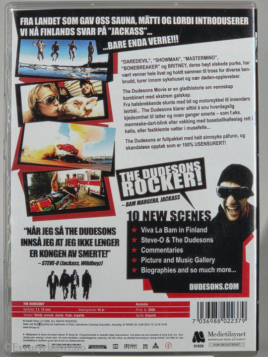 The Dudesons Movie (2006). DVD.