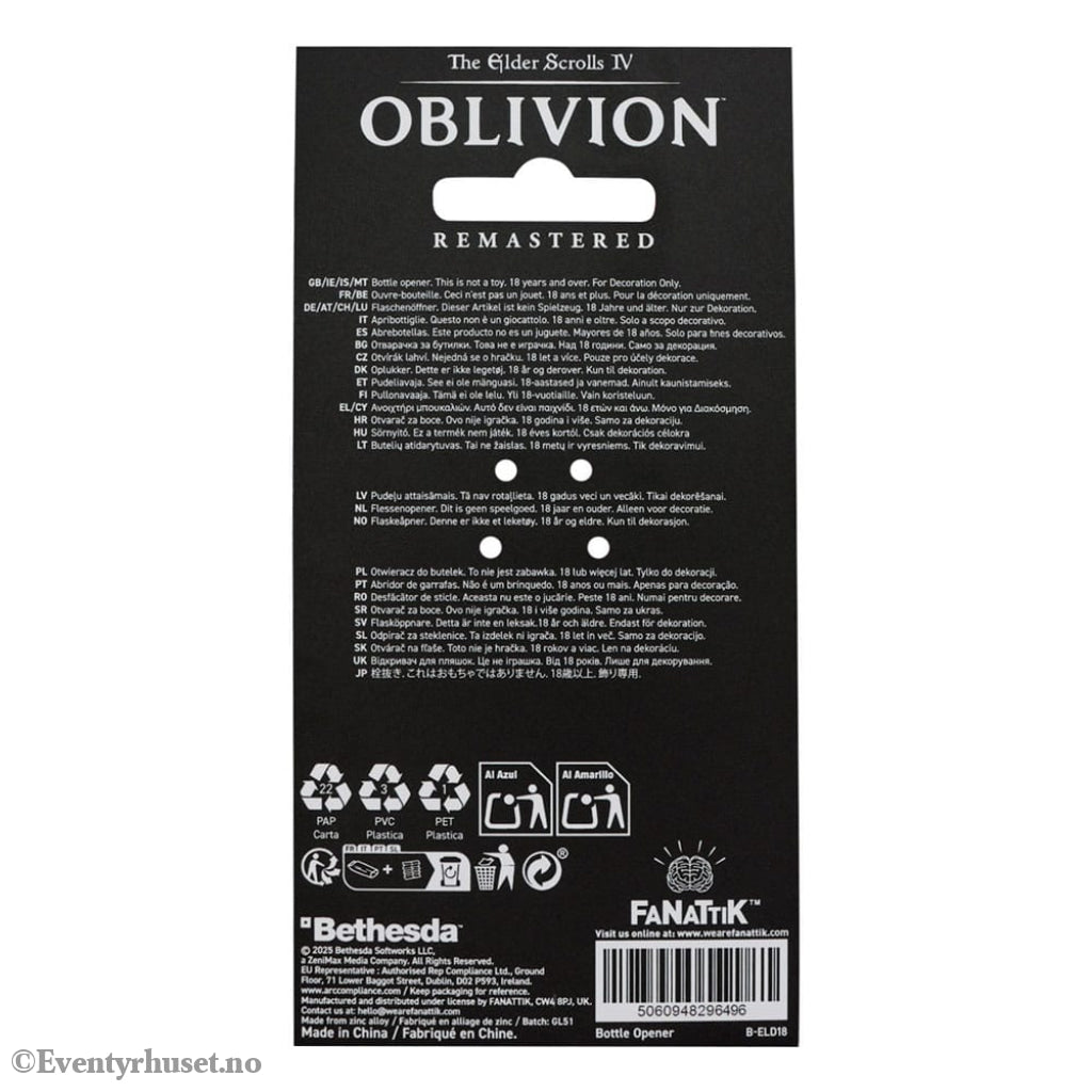 The Elder Scrolls IV: Oblivion Bottle Opener Mehrune´s Razor Home & Gifts