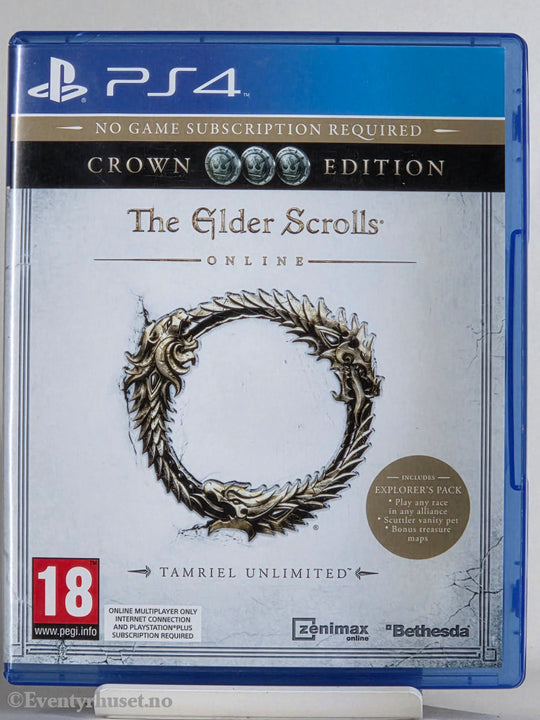The Elder Scrolls Online: Tamriel Unlimited - Crown Edition. PS4.