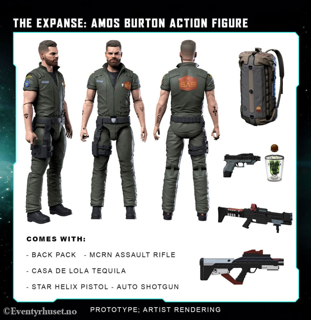 The Expanse Action Figure Amos Burton 20 cm Toys