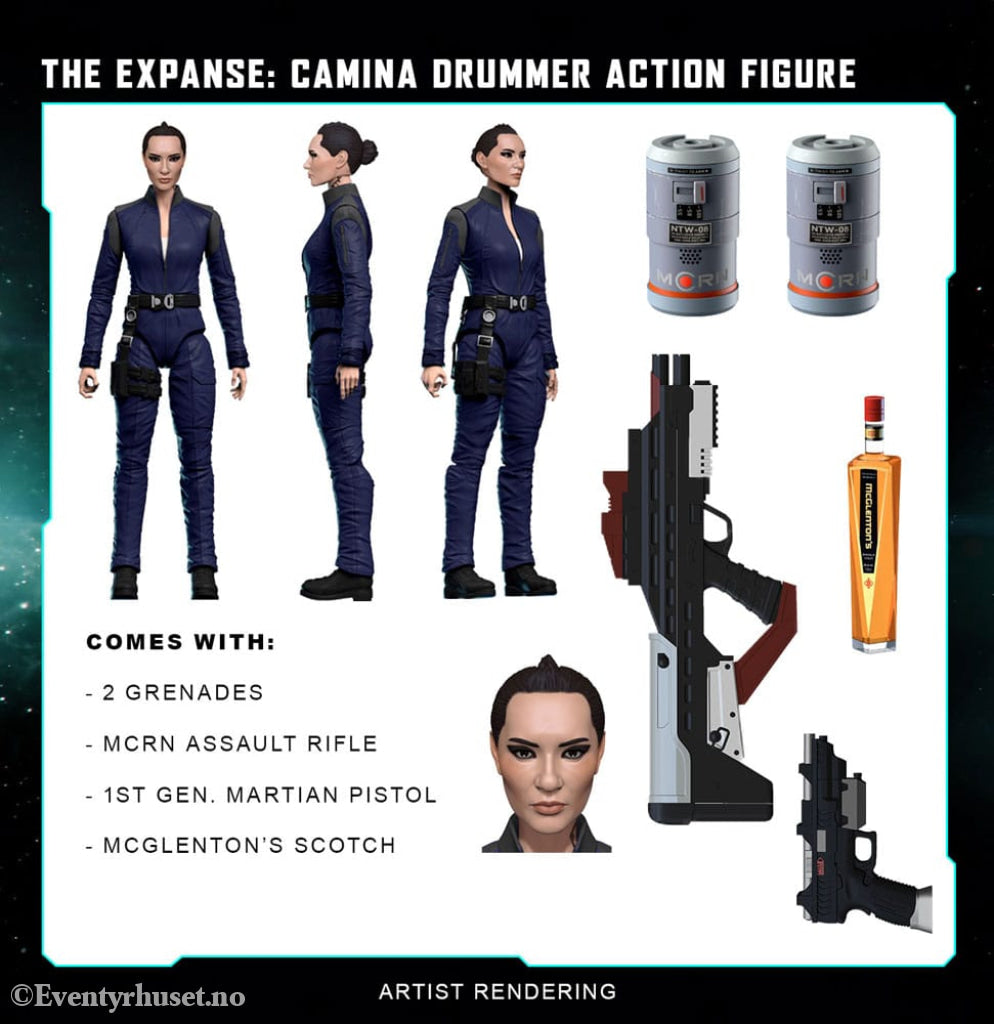 The Expanse Action Figure Camina Drummer 20 cm Toys