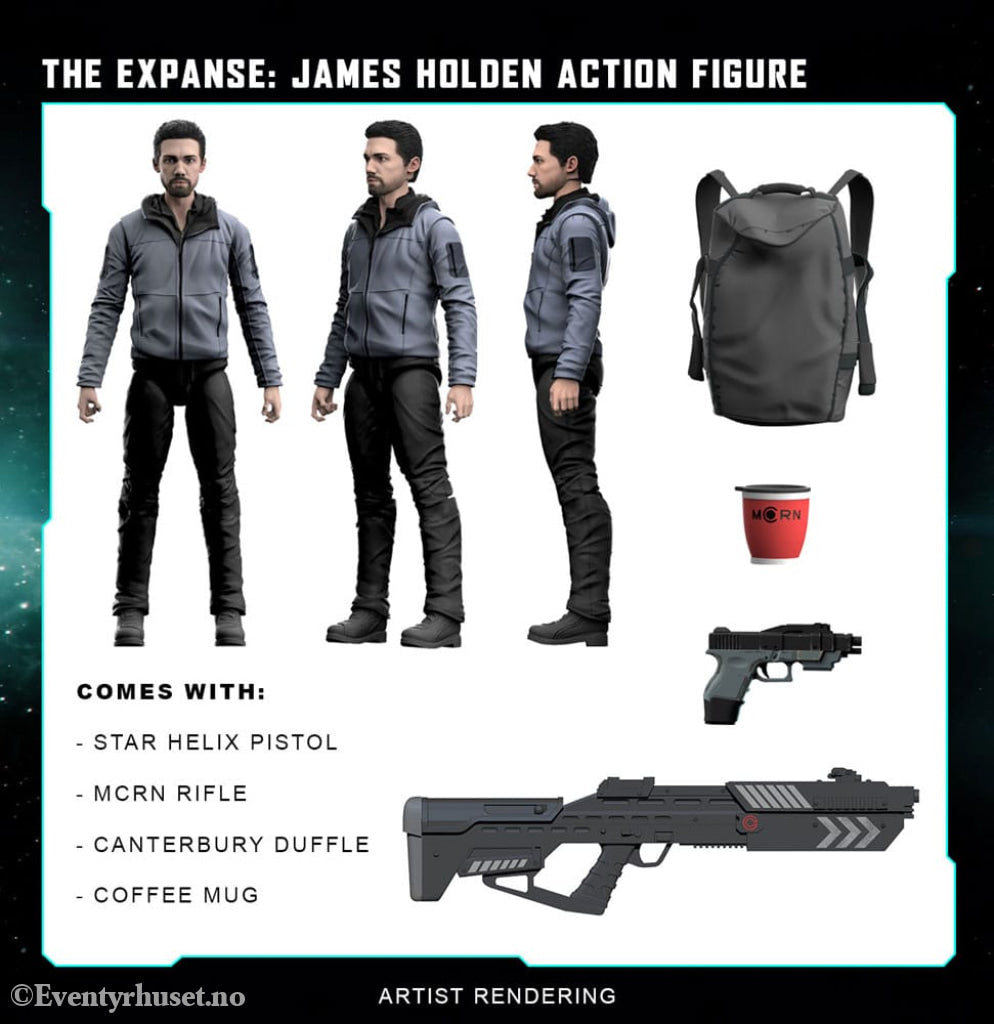 The Expanse Action Figure James Holden 20 cm Toys