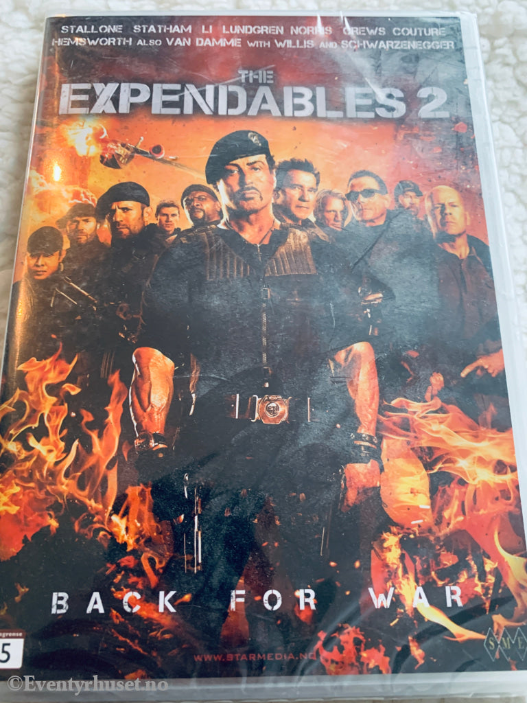 The Expendables 2. 2012. DVD. Ny i plast!
