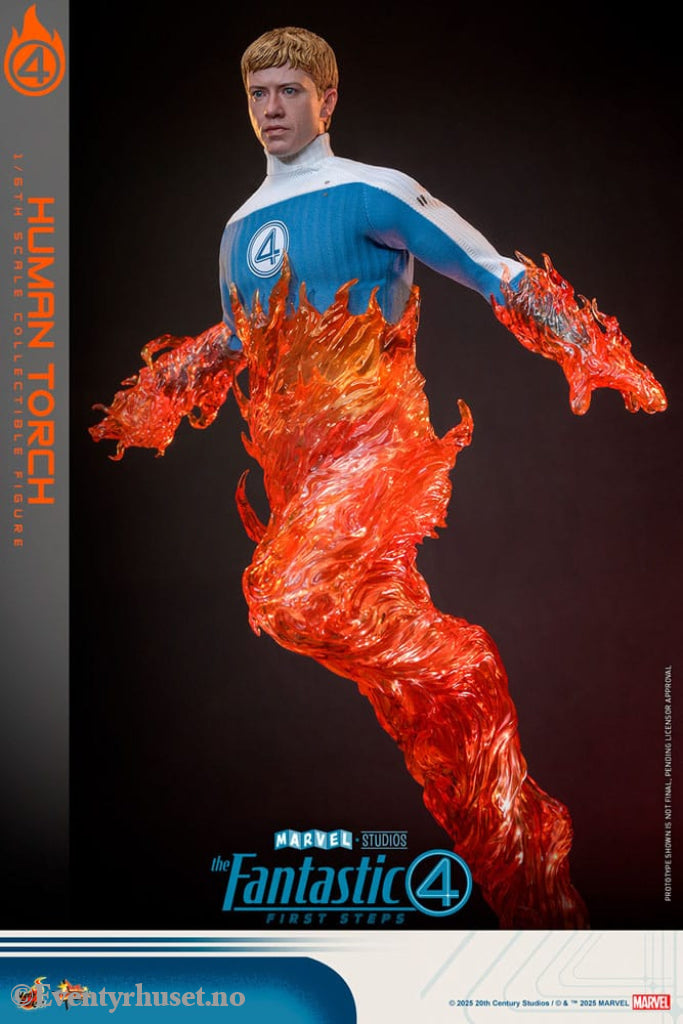 The Fantastic Four: First Steps Movie Masterpiece Action Figure 1/6 Human Torch 30 cm Toys