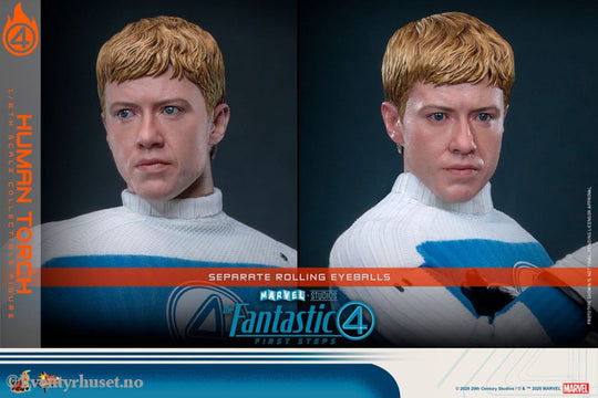 The Fantastic Four: First Steps Movie Masterpiece Action Figure 1/6 Human Torch 30 cm Toys