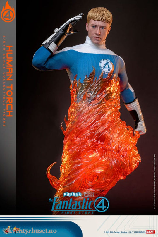 The Fantastic Four: First Steps Movie Masterpiece Action Figure 1/6 Human Torch 30 cm Toys