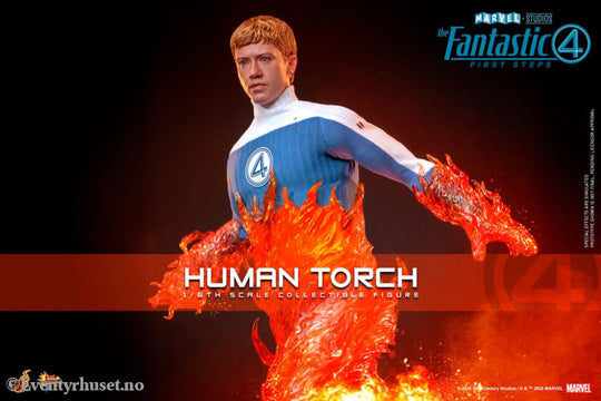 The Fantastic Four: First Steps Movie Masterpiece Action Figure 1/6 Human Torch 30 cm Toys