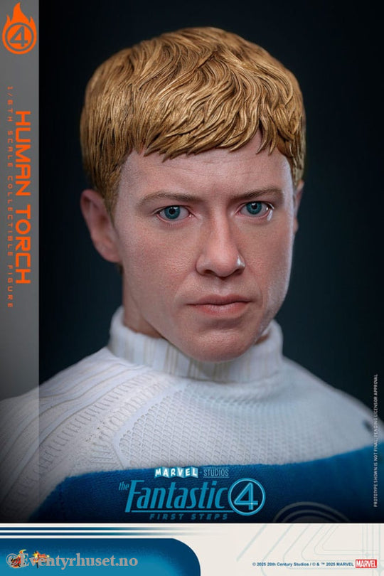 The Fantastic Four: First Steps Movie Masterpiece Action Figure 1/6 Human Torch 30 cm Toys