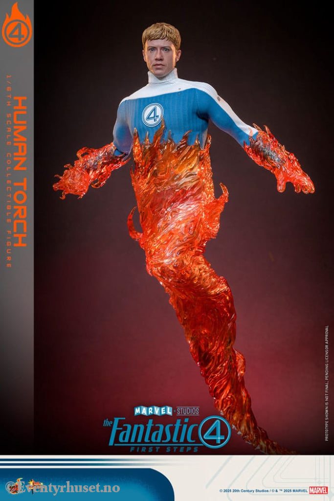 The Fantastic Four: First Steps Movie Masterpiece Action Figure 1/6 Human Torch 30 cm Toys