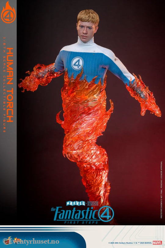 The Fantastic Four: First Steps Movie Masterpiece Action Figure 1/6 Human Torch 30 cm Toys