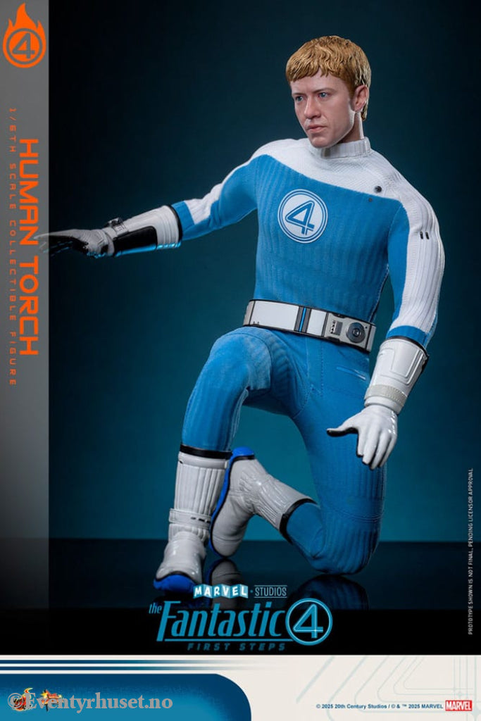 The Fantastic Four: First Steps Movie Masterpiece Action Figure 1/6 Human Torch 30 cm Toys