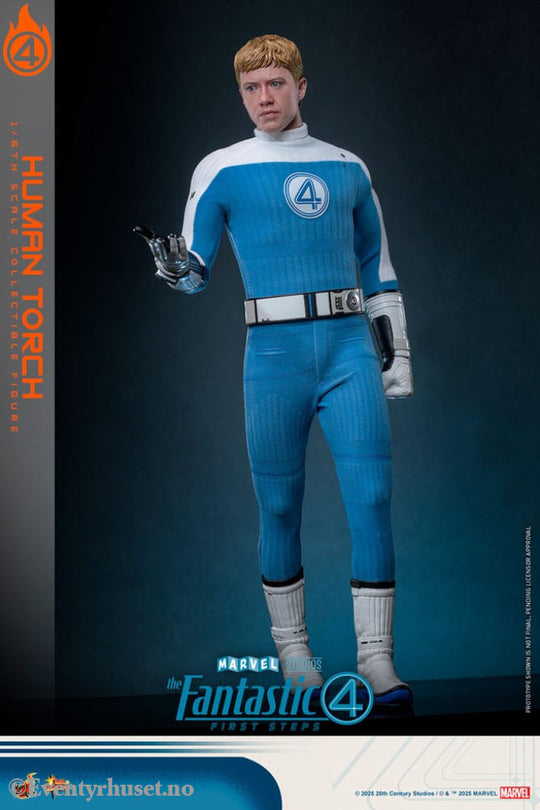 The Fantastic Four: First Steps Movie Masterpiece Action Figure 1/6 Human Torch 30 cm Toys