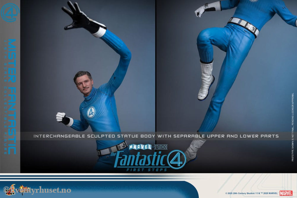 The Fantastic Four: First Steps Movie Masterpiece Action Figure 1/6 Mister Fantastic 30 cm Toys