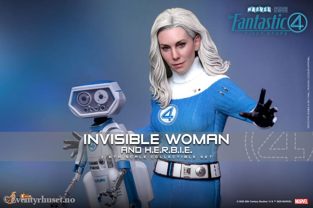 The Fantastic Four: First Steps Movie Masterpiece Action Figure 2-Pack 1/6 Invisible Woman & H.E.R.B.I.E. 28 cm Toys