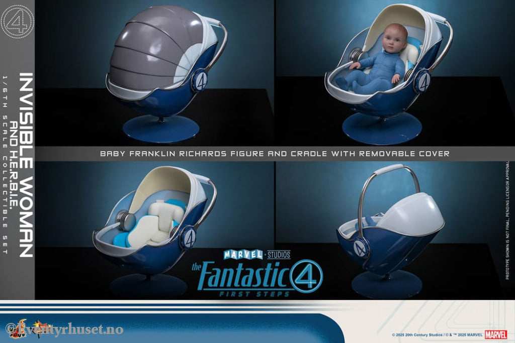The Fantastic Four: First Steps Movie Masterpiece Action Figure 2-Pack 1/6 Invisible Woman & H.E.R.B.I.E. 28 cm Toys