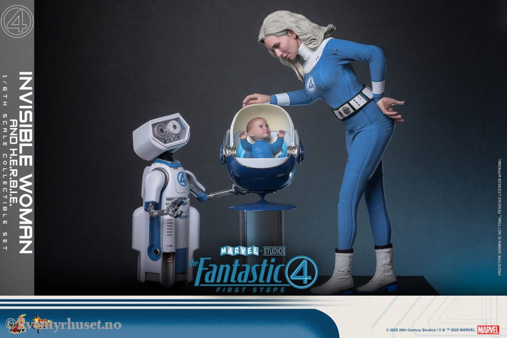 The Fantastic Four: First Steps Movie Masterpiece Action Figure 2-Pack 1/6 Invisible Woman & H.E.R.B.I.E. 28 cm Toys