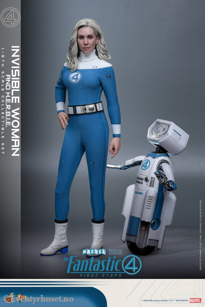 The Fantastic Four: First Steps Movie Masterpiece Action Figure 2-Pack 1/6 Invisible Woman & H.E.R.B.I.E. 28 cm Toys