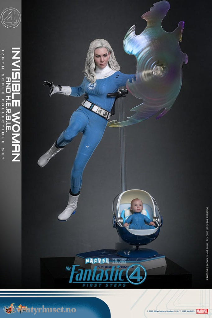 The Fantastic Four: First Steps Movie Masterpiece Action Figure 2-Pack 1/6 Invisible Woman & H.E.R.B.I.E. 28 cm Toys