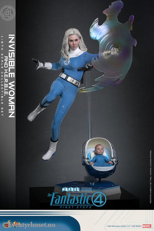The Fantastic Four: First Steps Movie Masterpiece Action Figure 2-Pack 1/6 Invisible Woman & H.E.R.B.I.E. 28 cm Toys