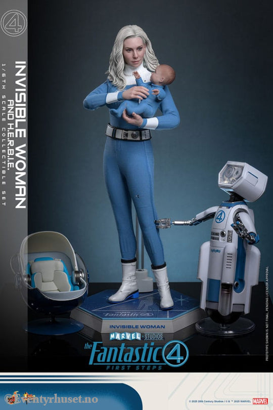 The Fantastic Four: First Steps Movie Masterpiece Action Figure 2-Pack 1/6 Invisible Woman & H.E.R.B.I.E. 28 cm Toys