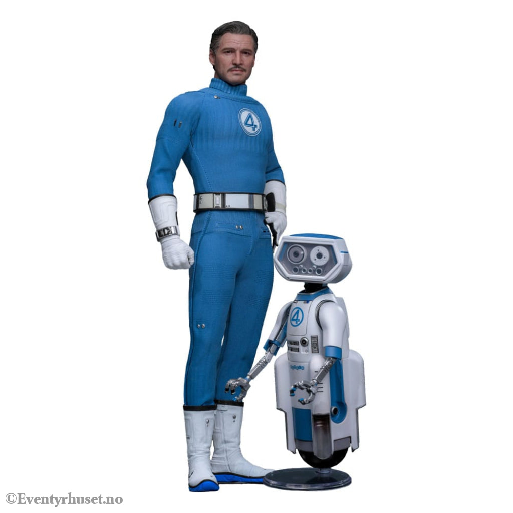The Fantastic Four: First Steps Movie Masterpiece Action Figure 2-Pack 1/6 Mister Fantastic & H.E.R.B.I.E. 30 cm Toys
