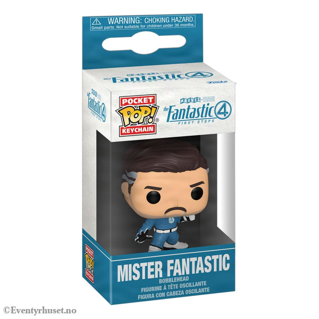 The Fantastic Four: First Steps POP! Vinyl Keychains 4 cm Mister Fantastic Display (12) Fashion & Accessories