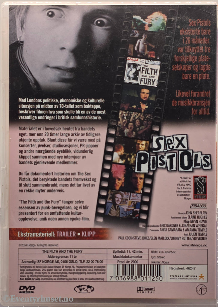 The Filth and the Fury. 2000. DVD.