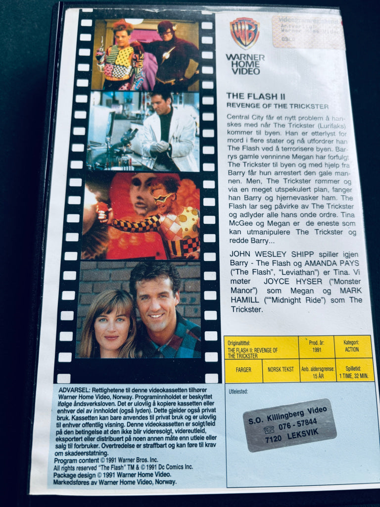 The Flash 2. 1991. VHS Big Box. VHS Big Box