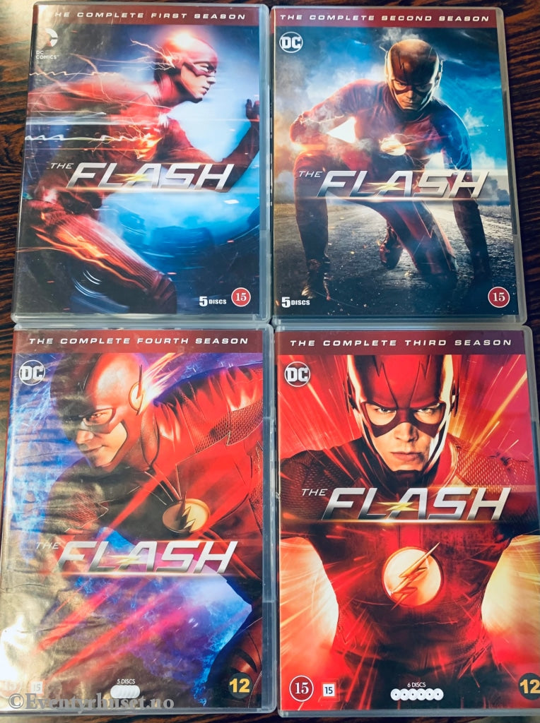 The Flash. Sesong 1-3. 2017. Dvd. Dvd