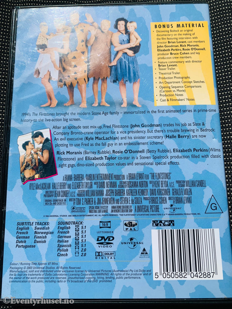 The Flintstones. 1994. Dvd. Dvd