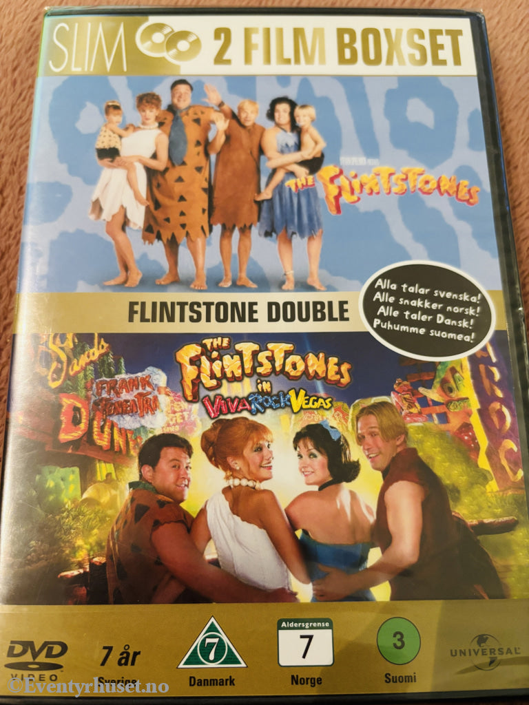 The Flintstones og The Flintstones in Viva Rock Vegas. DVD. Ny i plast!