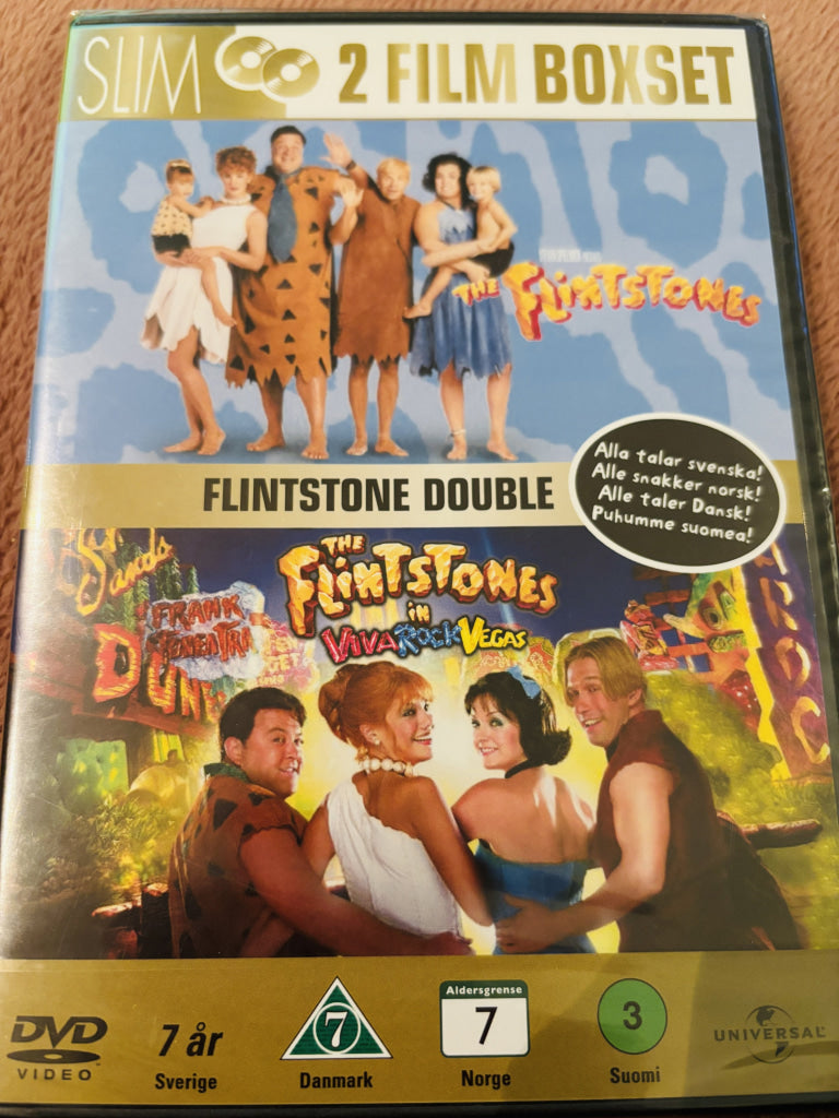The Flintstones og The Flintstones in Viva Rock Vegas. DVD. Ny i plast!