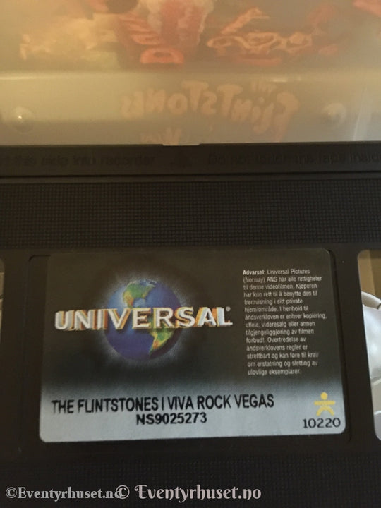 The Flintstones. Viva Rock Vegas. 2000. Vhs. Vhs