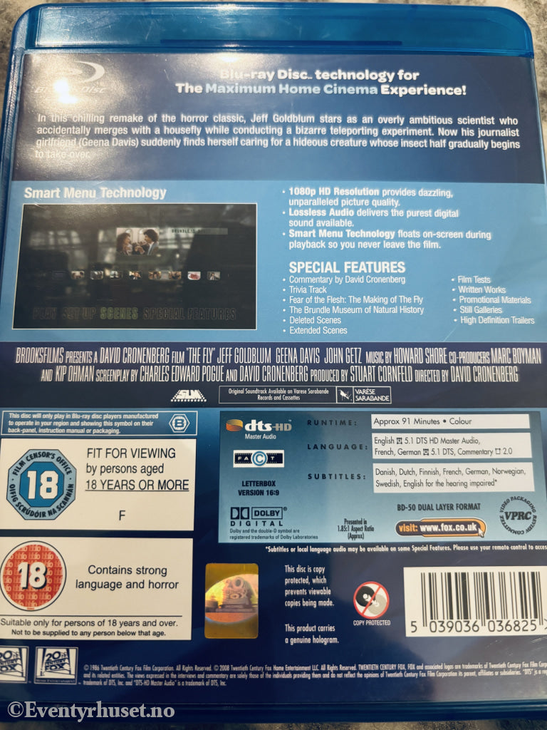 The Fly (Fluen). Blu-ray.