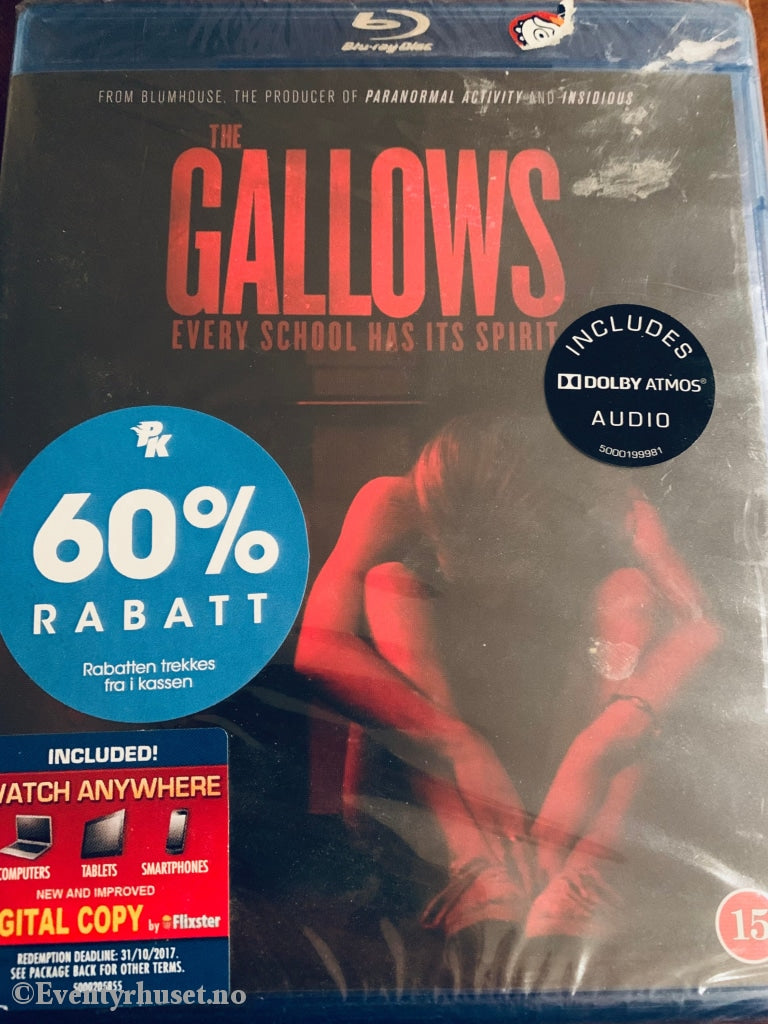 The Gallows. 2015. Blu-Ray. Ny I Plast! Blu-Ray Disc