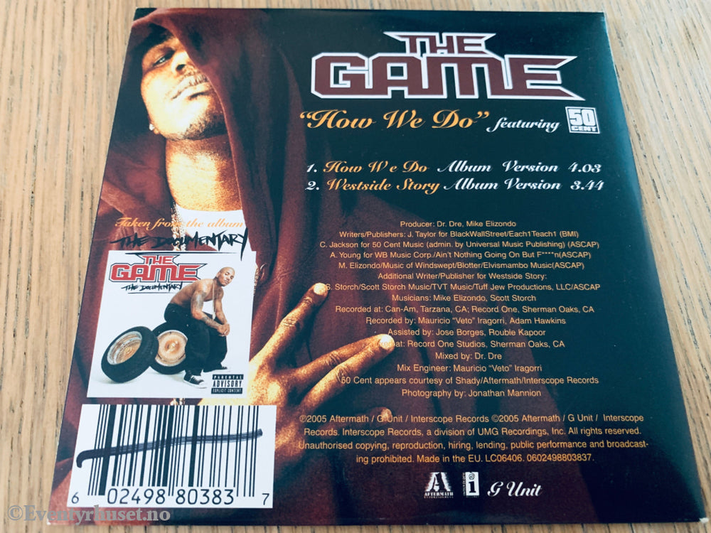 The Game ft. 50 Cent, How We Do, 2004, Musikk-CD.