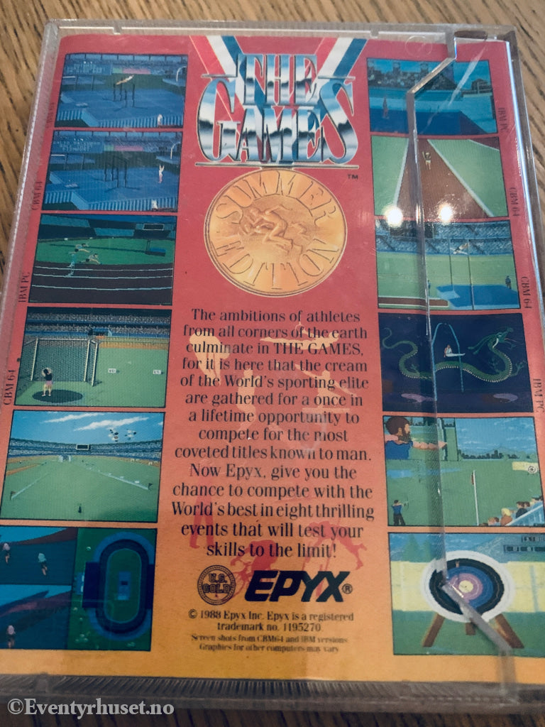 The Games: Summer Edition (1988). Commodore 64 (C64) spill solgt i Norge!